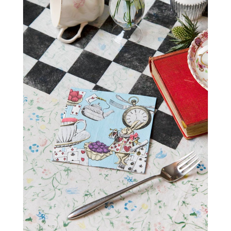 Truly Alice Blue Cocktail Napkins Pack of 20