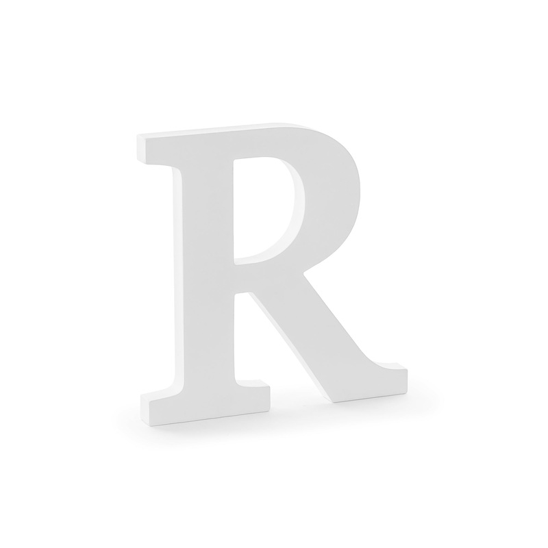 Wooden Letter R Wedding Decor