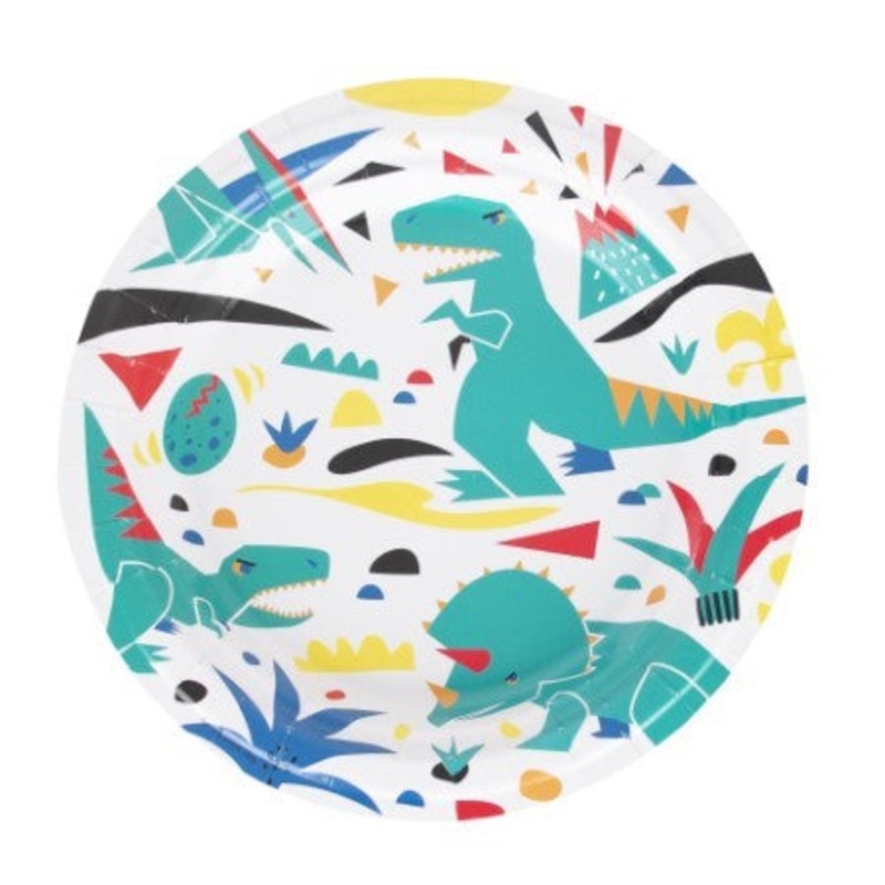 Dinosaur Party Plates (8 Pack)