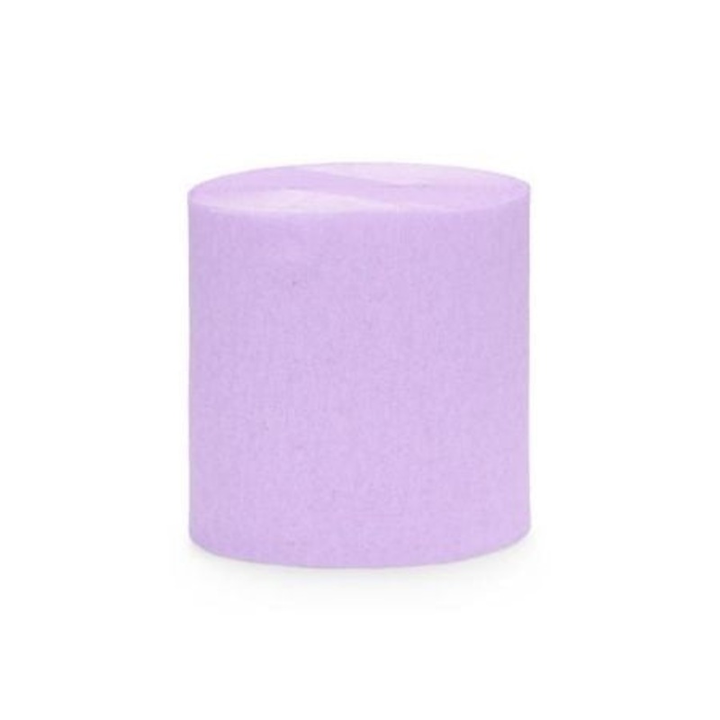 Light Lilac Crepe Streamer (4 Pack)
