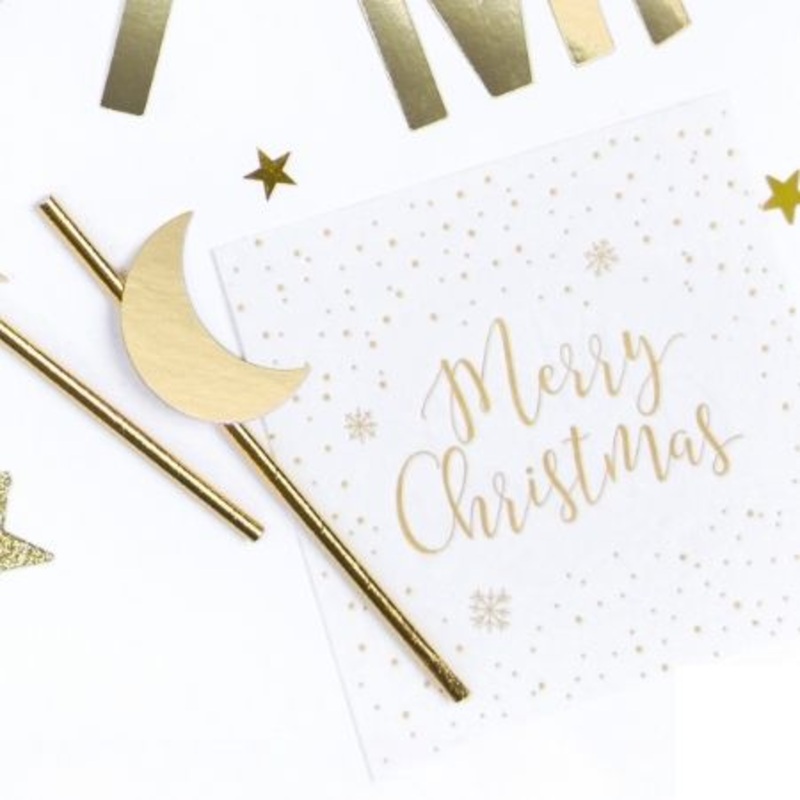 Merry Christmas Napkins (20 Pack)