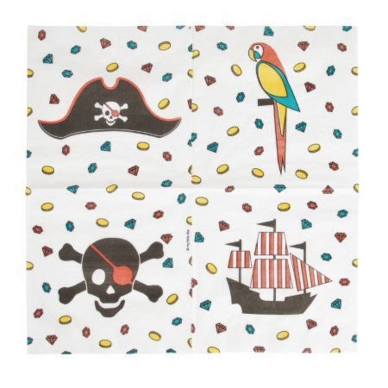 Pirate Party Napkins (20 Pack)