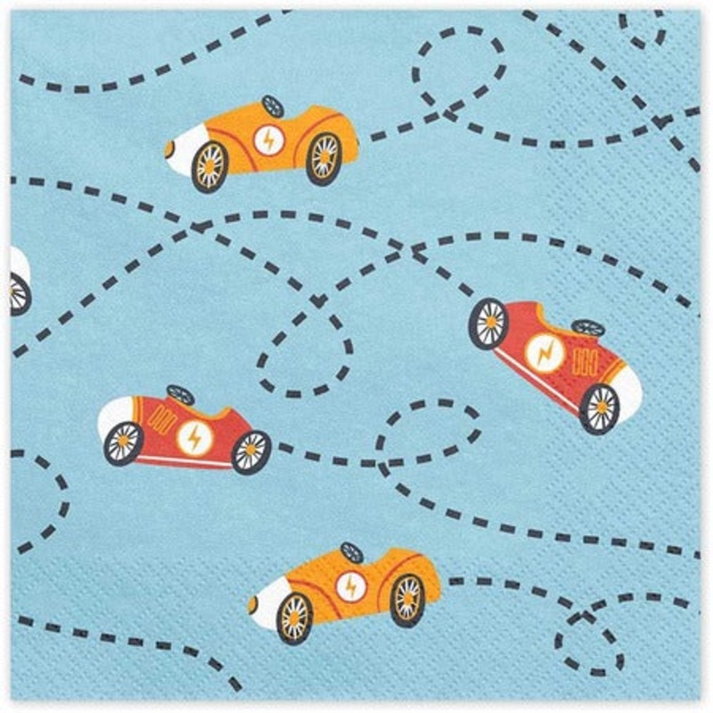 Racing Car Party Napkins (12 Pack)