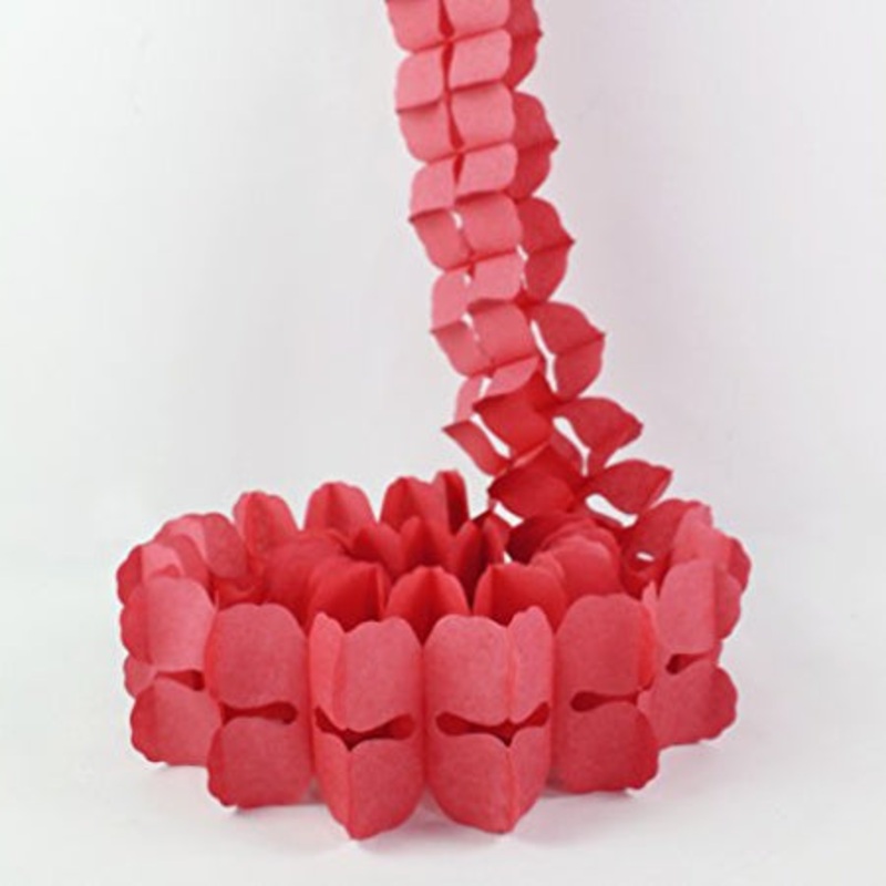 Red Four Leaf Clover Garland