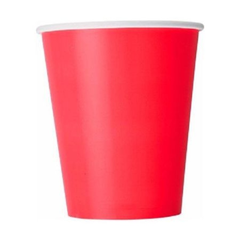 Ruby Red Party Cups (14 Pack)