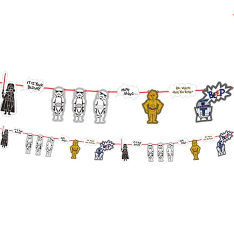 Star Wars Paper Party Garland