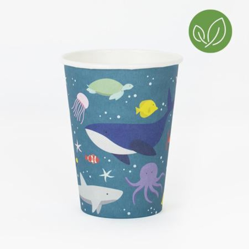 Under the Sea Cups (8 Pack)