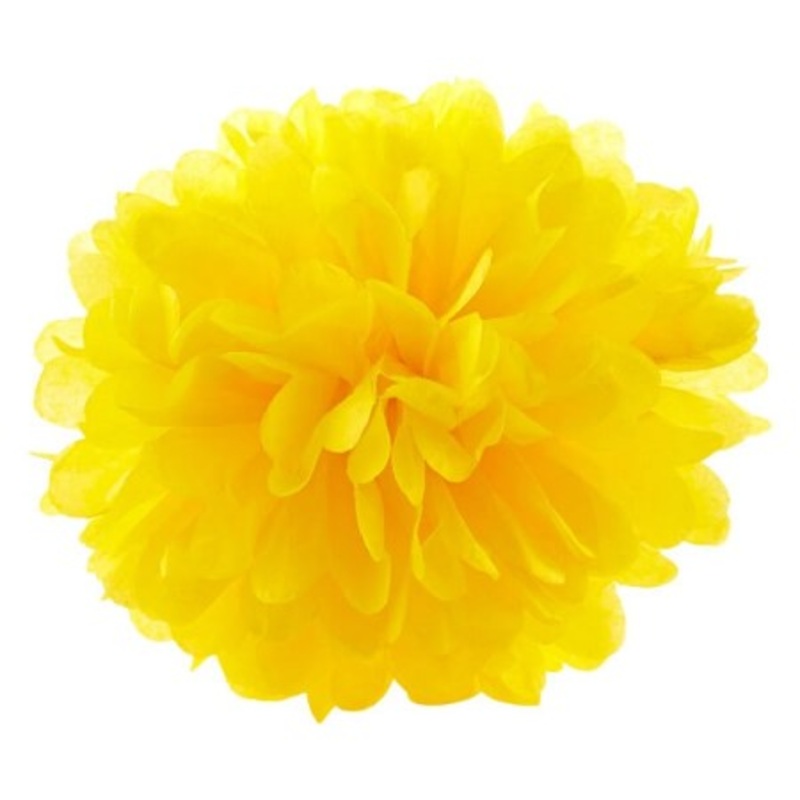 Yellow Pom Pom (20 cm)