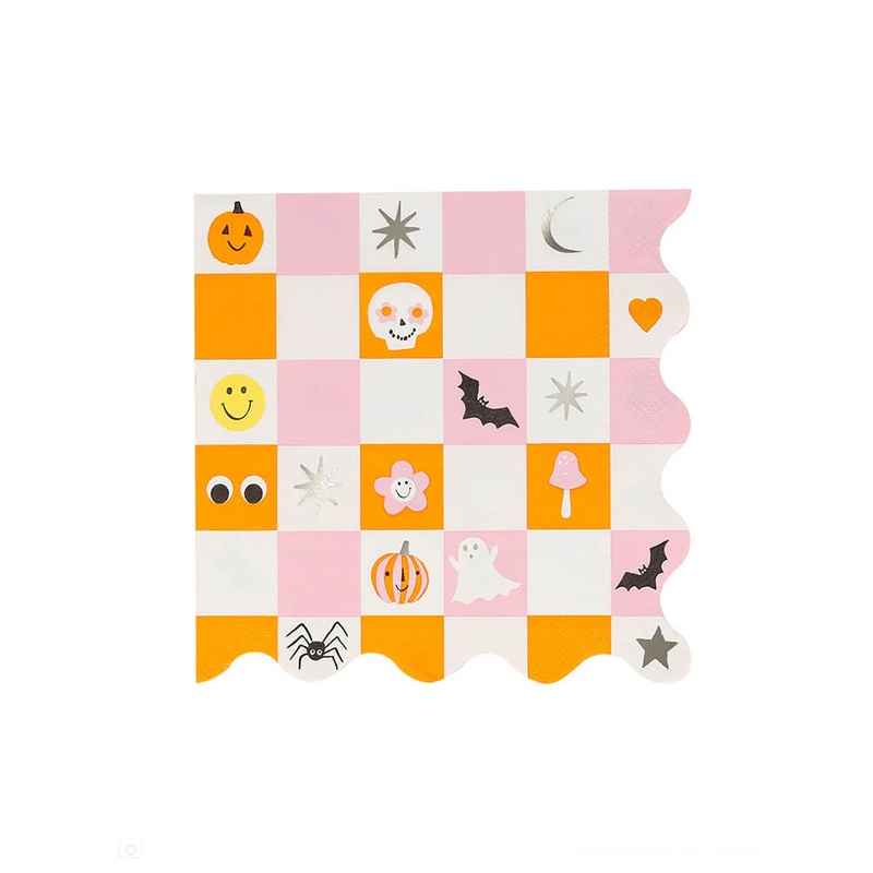 Groovy Halloween Icon Large Napkins (Set of 16)
