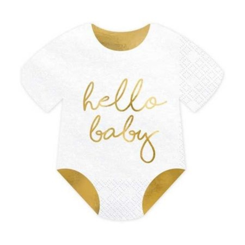 Hello Baby Napkins (20 Pack)