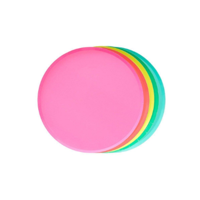 Oh Happy Day Small Rainbow Plate Set