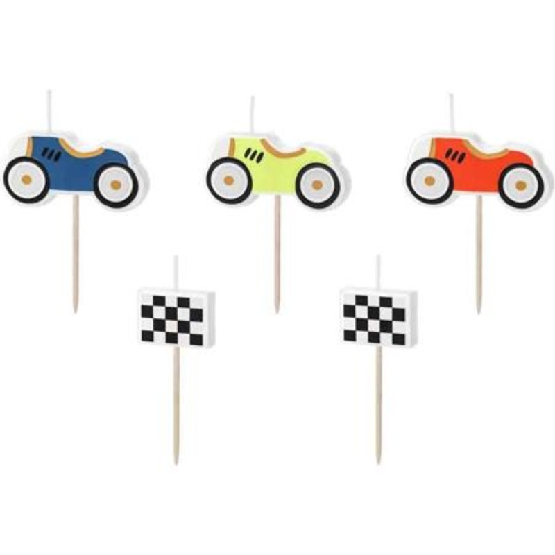 Racing Car Candles (5 Pack)