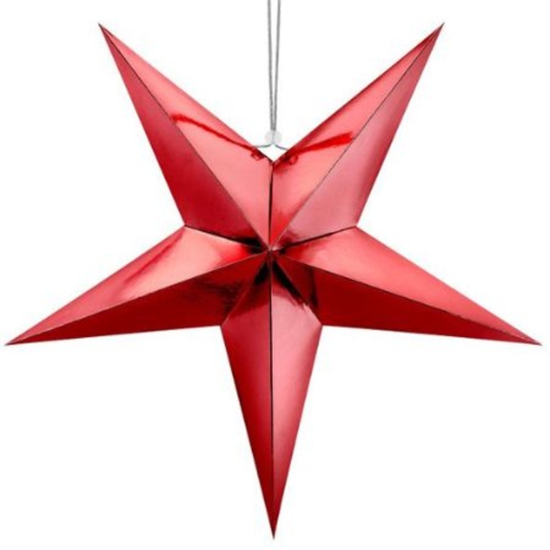 Red Star Decoration, 70cm