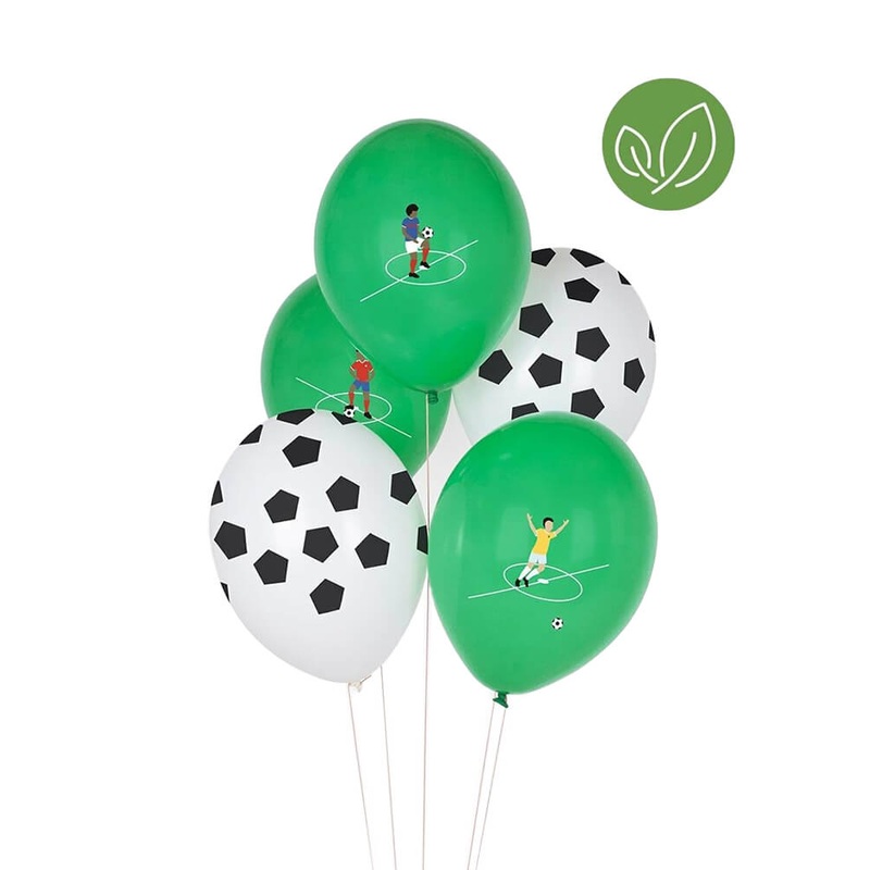 Soccer Latex Balloon Mix (Set of 5)