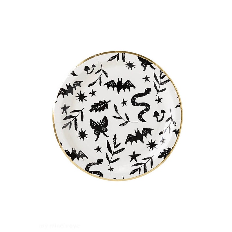 Spooky Icons Plates (Set of 8)