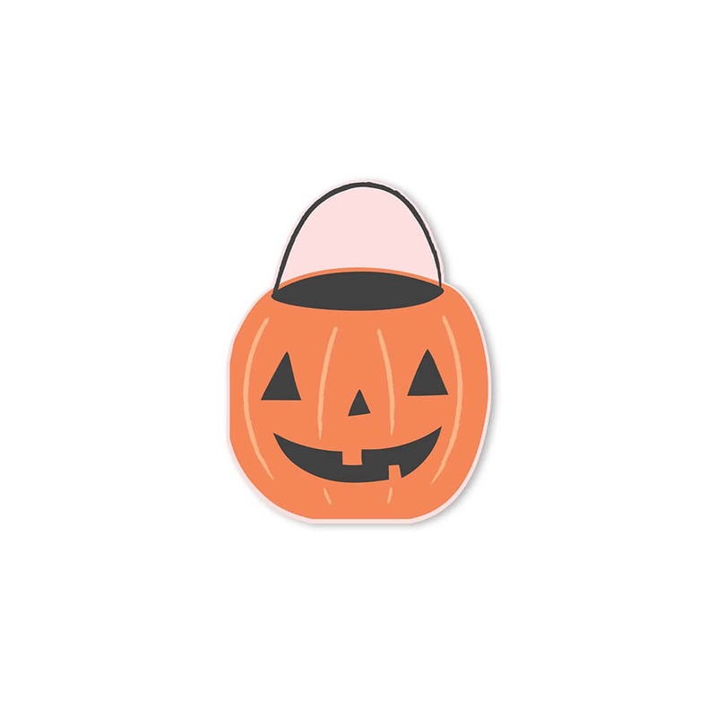 Trick or Treat Pumpkin Bucket Napkins (Set of 24)