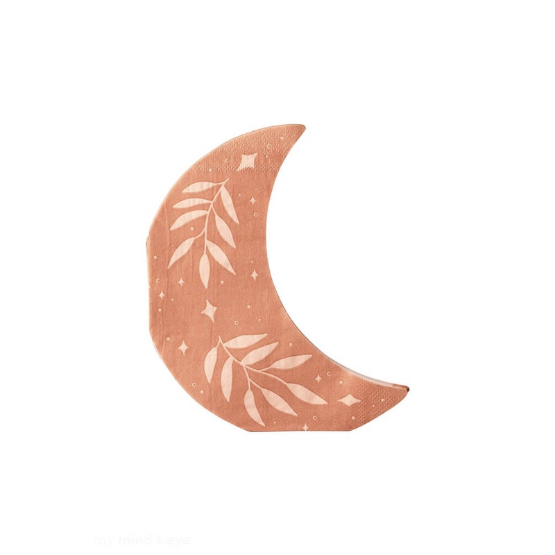 Boho Halloween Moon Napkins