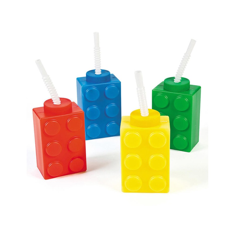 Brick Block Party Sippers (Set of 4)