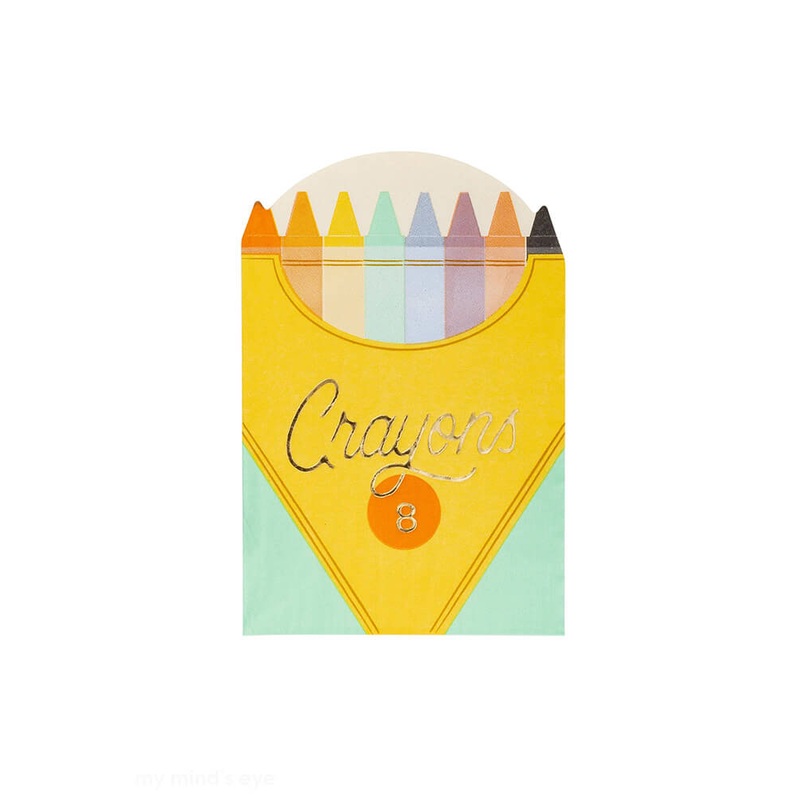 Crayon Box Napkins (Set of 18)