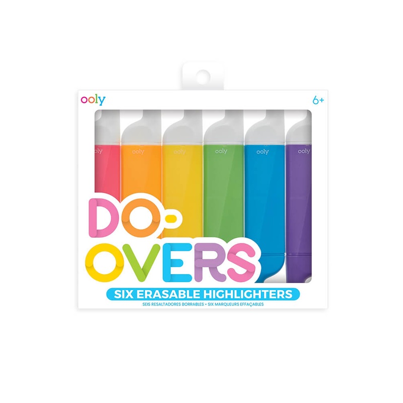 Do-Overs Erasable Highlighters (Set of 6)
