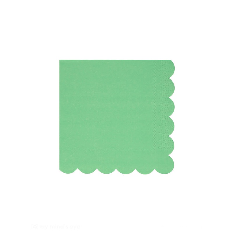 Emerald Green Large Napkins (Set of 16)