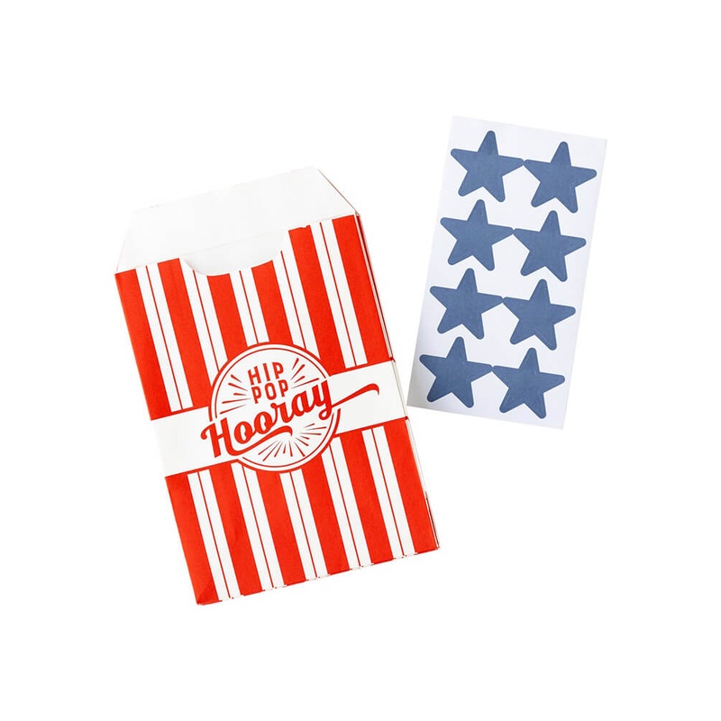Stars and Stripes Treat Bags (Set of 8)