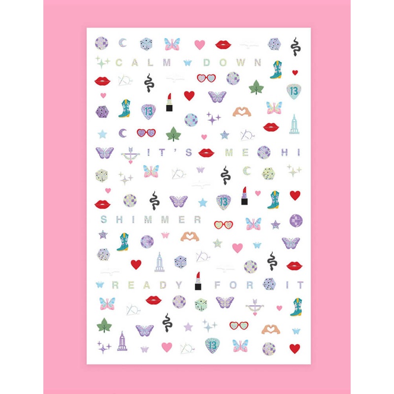 Taylor Swift Era's Nail Stickers