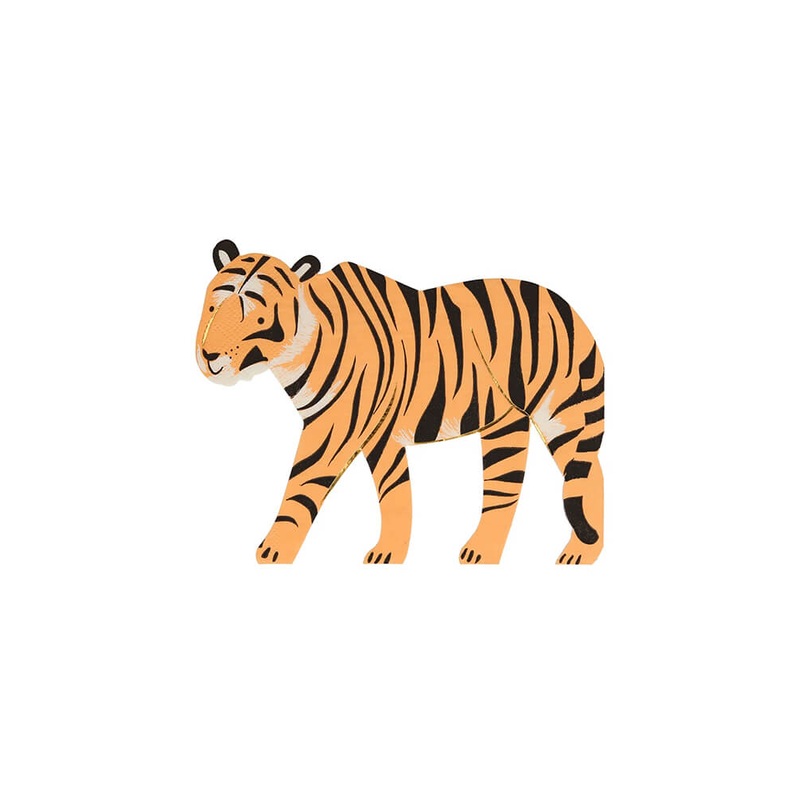 Tiger Napkins (Set of 16)