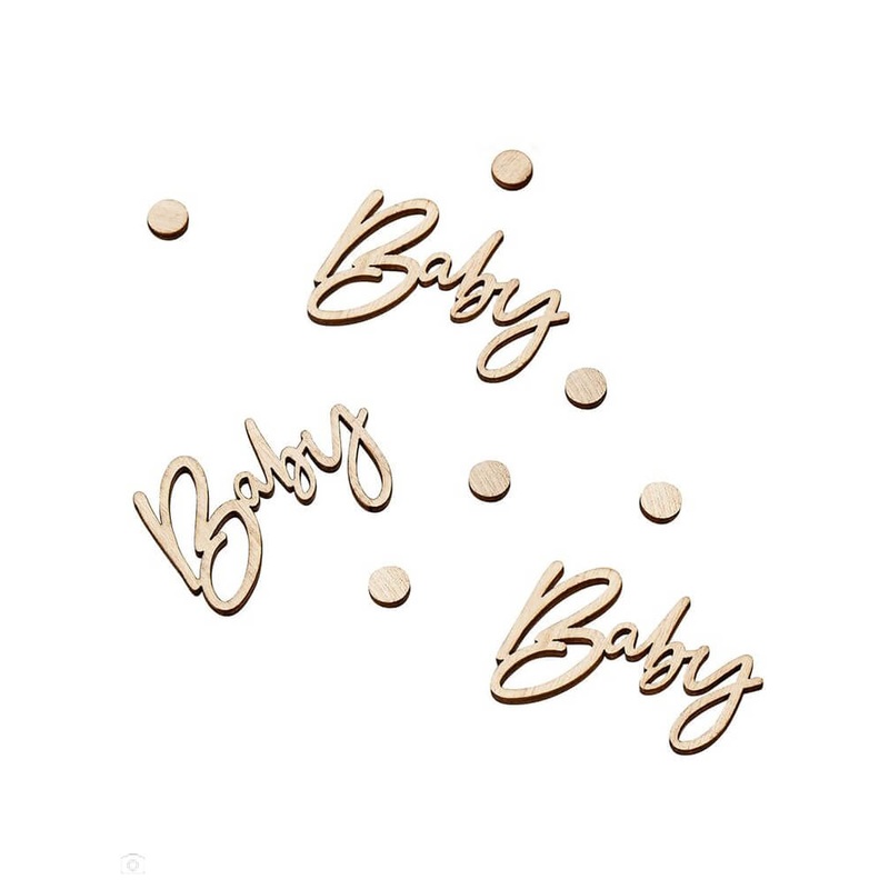 Wooden Baby Confetti