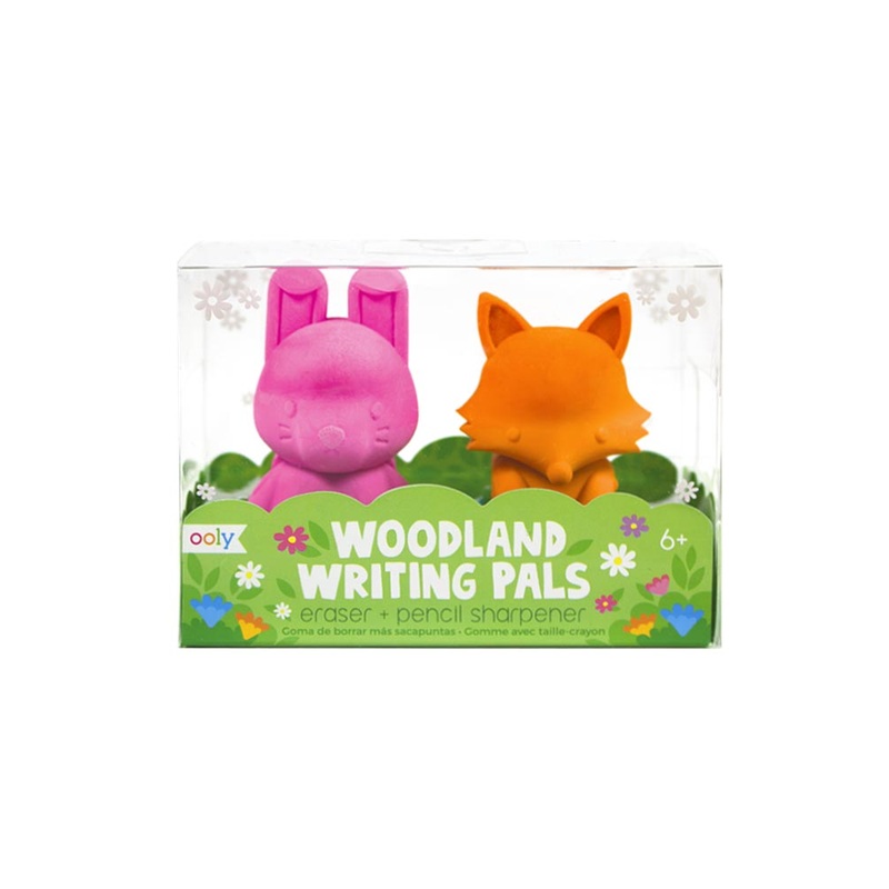 Woodland Erasers & Pencil Sharpeners Set