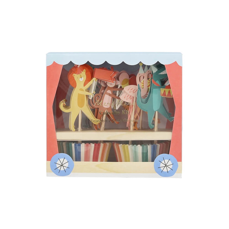 Animal Parade Cupcake Kit (Set of 24)