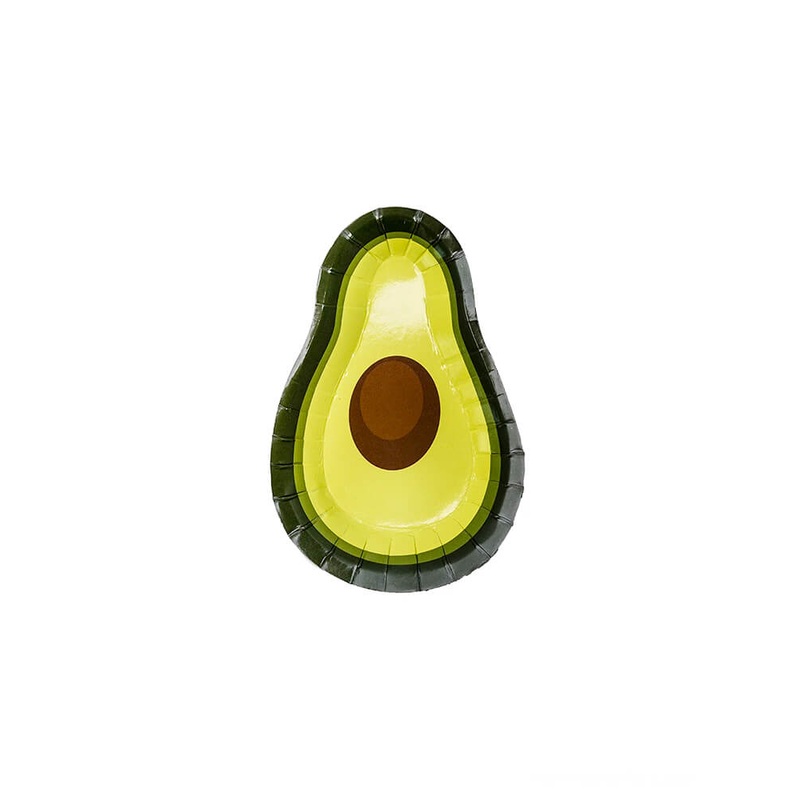 Avocado Canap Plates (Set of 8)