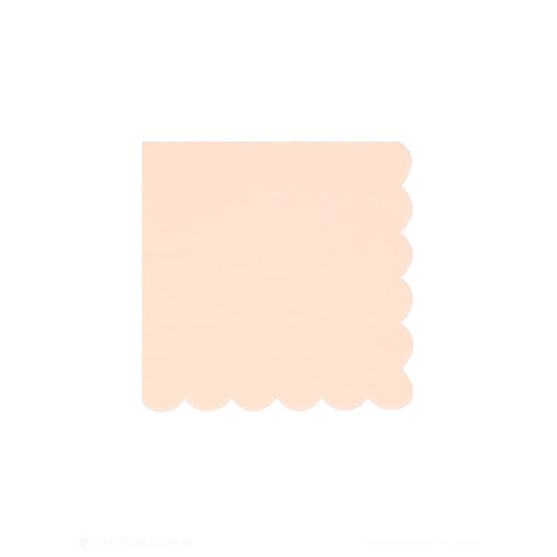 Ballet Slipper Pink Large Napkins (Set of 16)
