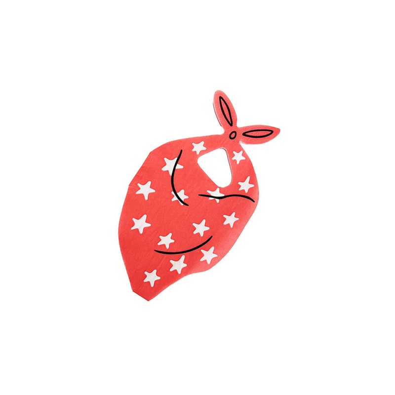 Bandana Shaped Guest Napkins (Set of 16)