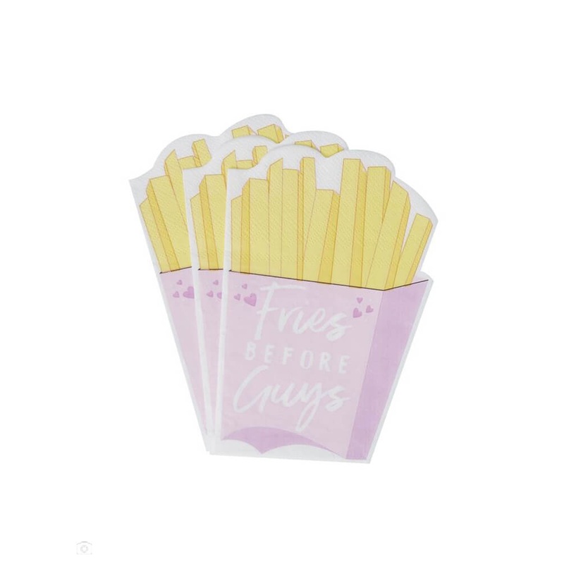 Fries Before Guys Napkins (Set of 16)