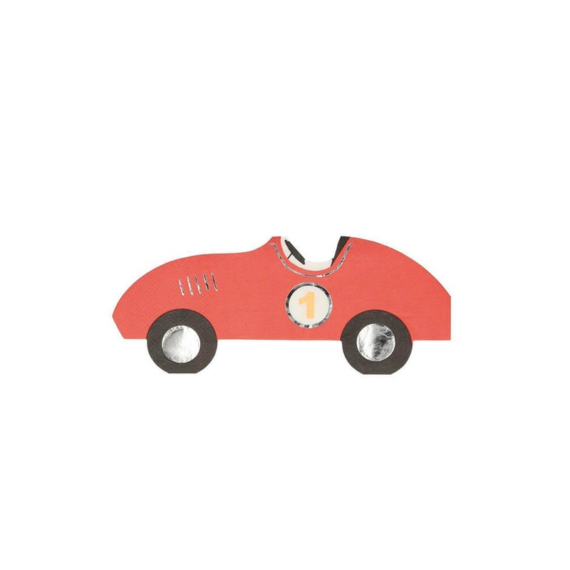 Race Car Napkins (Set of 16)