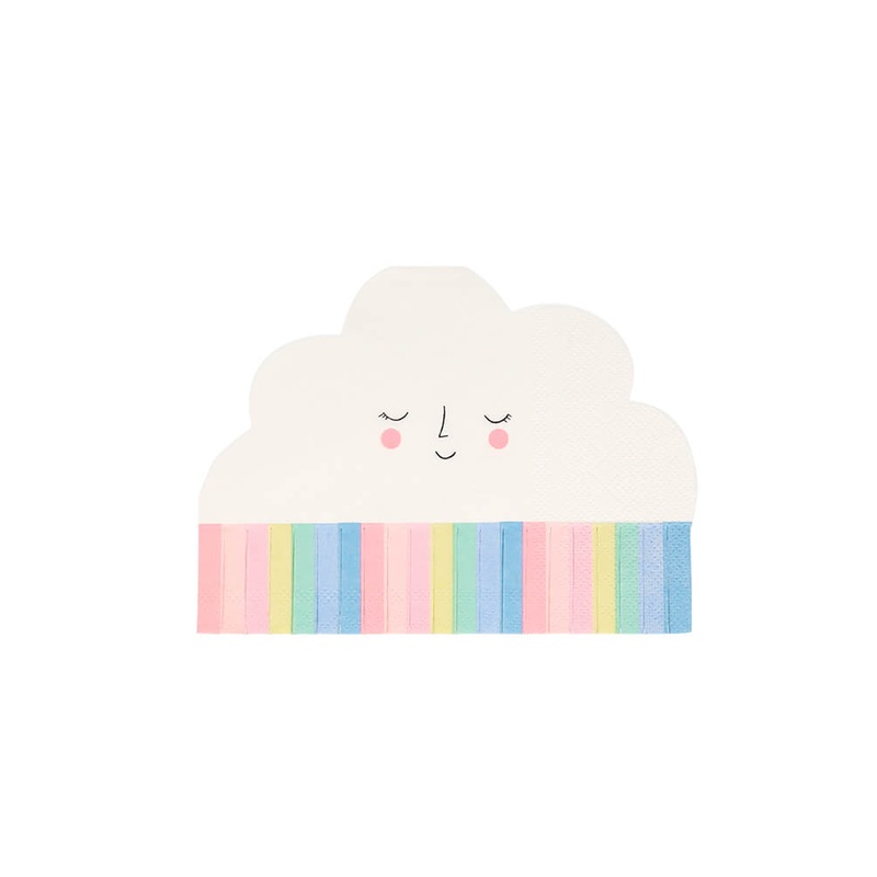 Rainbow Sun Cloud Napkins (Set of 20)