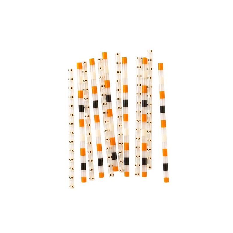 Skulls Reusable Straws (Set of 12)