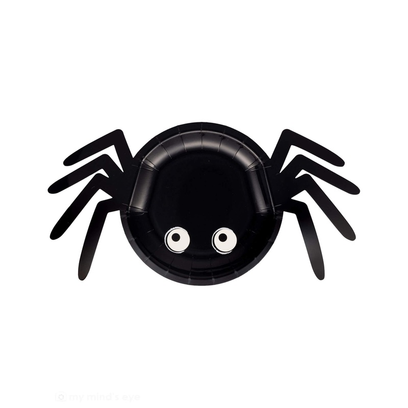 Spider Shaped Paper Plates (Set of 8)