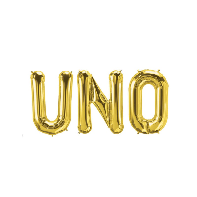 UNO Jumbo Gold Foil Balloon