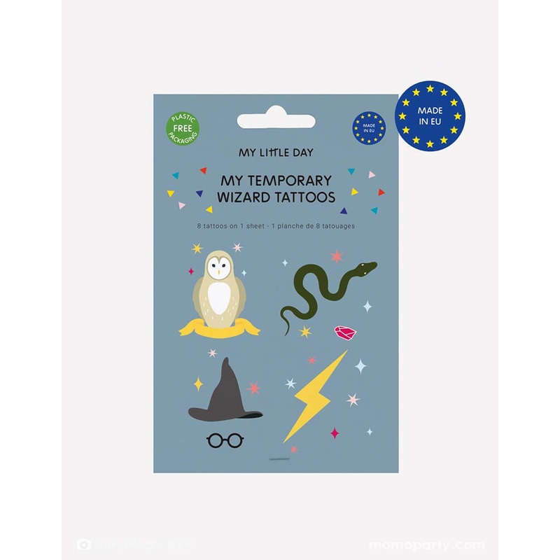 Wizard Temporary Tattoos (Set of 2)