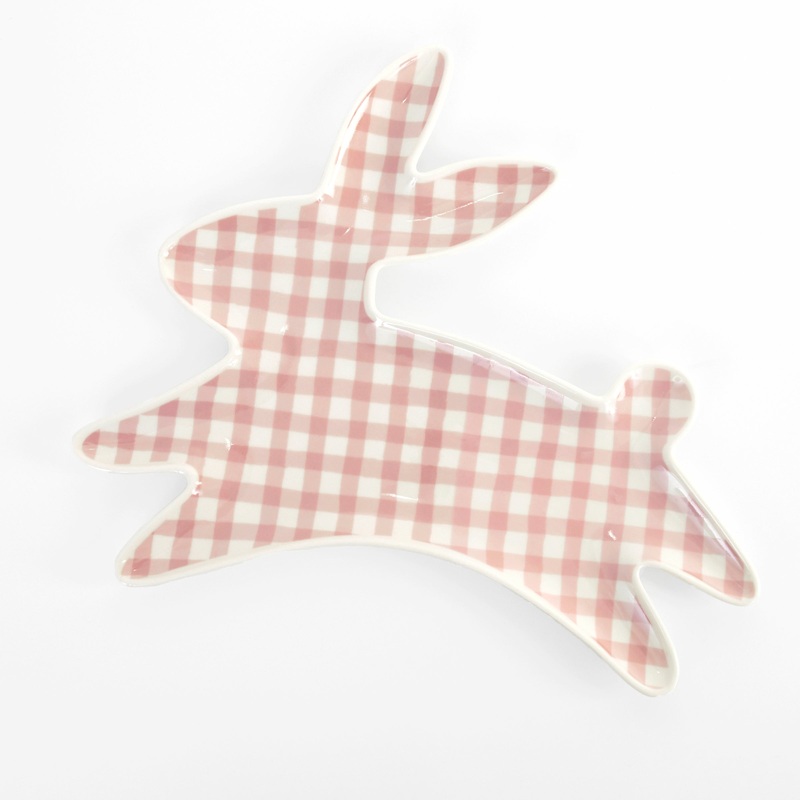 Porcelain Bunny Plates (x 2)