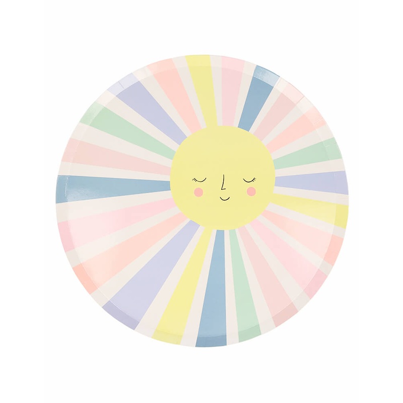 Rainbow Sun Dinner Plates (Set of 12)