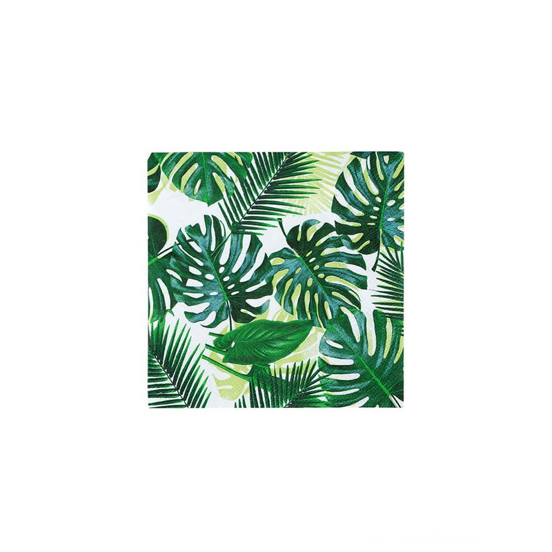 Tropical Fiesta Palm Leaf Small Napkins