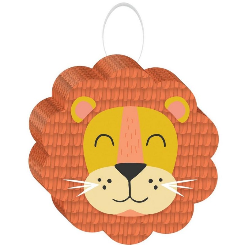 Pull String Get Wild Lion Pinata