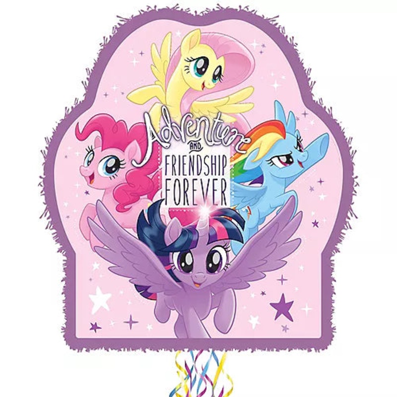 Pull String My Little Pony Pinata 21"x18.5"x4"