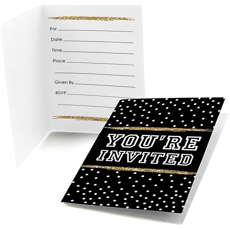 Reunited - Fill In School Class Reunion Party Invitations (8 count)