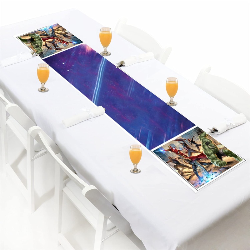 AVENGERS PARTY PAPER TABLE RUNNER - 12 X 60 INCHES