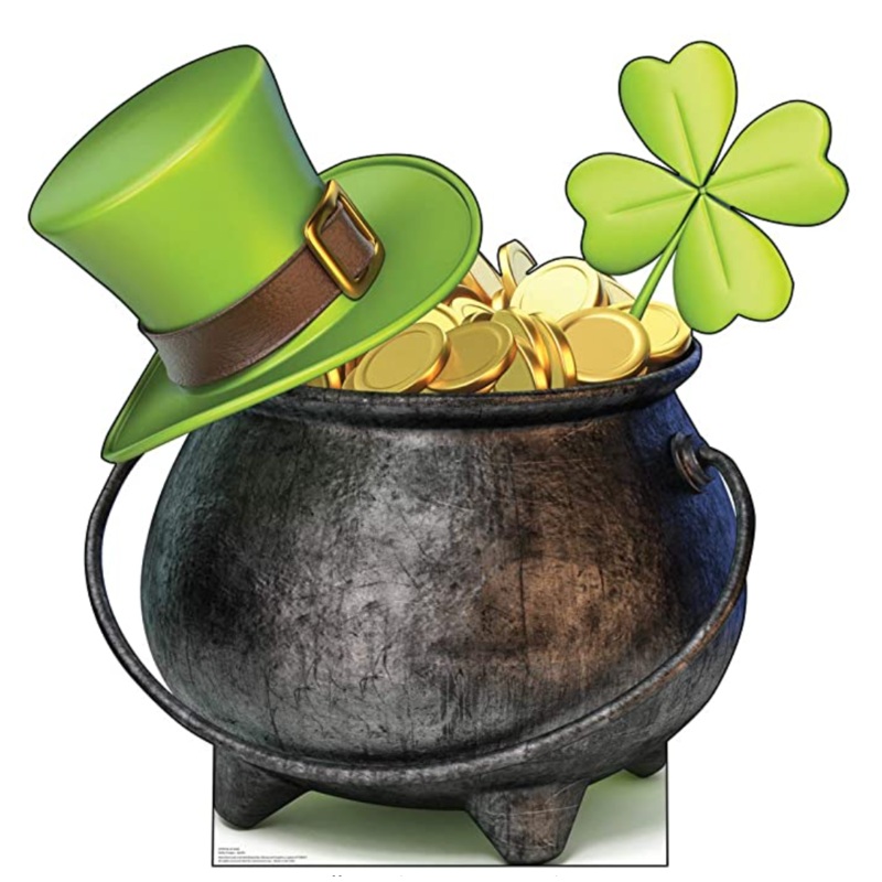 Pot of Gold Standee 45"W x 45"H