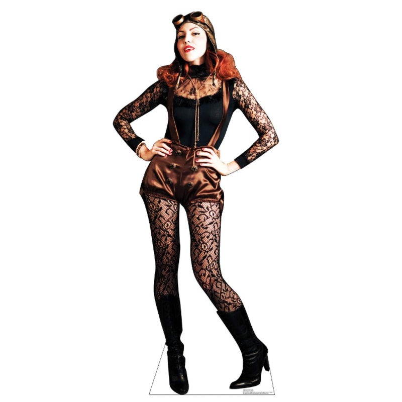 Steampunk Woman Standee 29x68 Inch